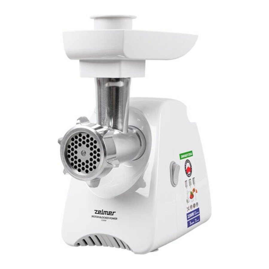 K�dhakker Zelmer ZMM5801P Hvid S�lvfarvet Metal 2200 W #1