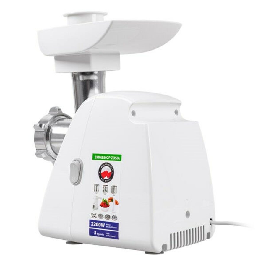 K�dhakker Zelmer ZMM5801P Hvid S�lvfarvet Metal 2200 W #5