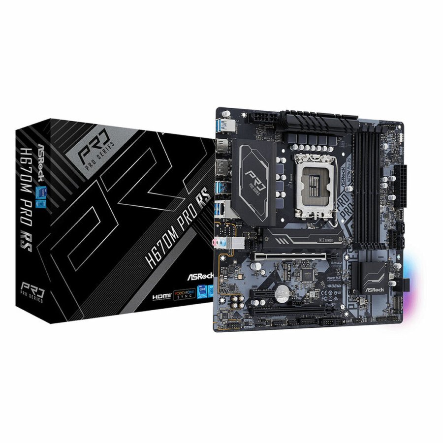 Motherboard ASRock H670M PRO RS LGA 1700 INTEL H670 #1