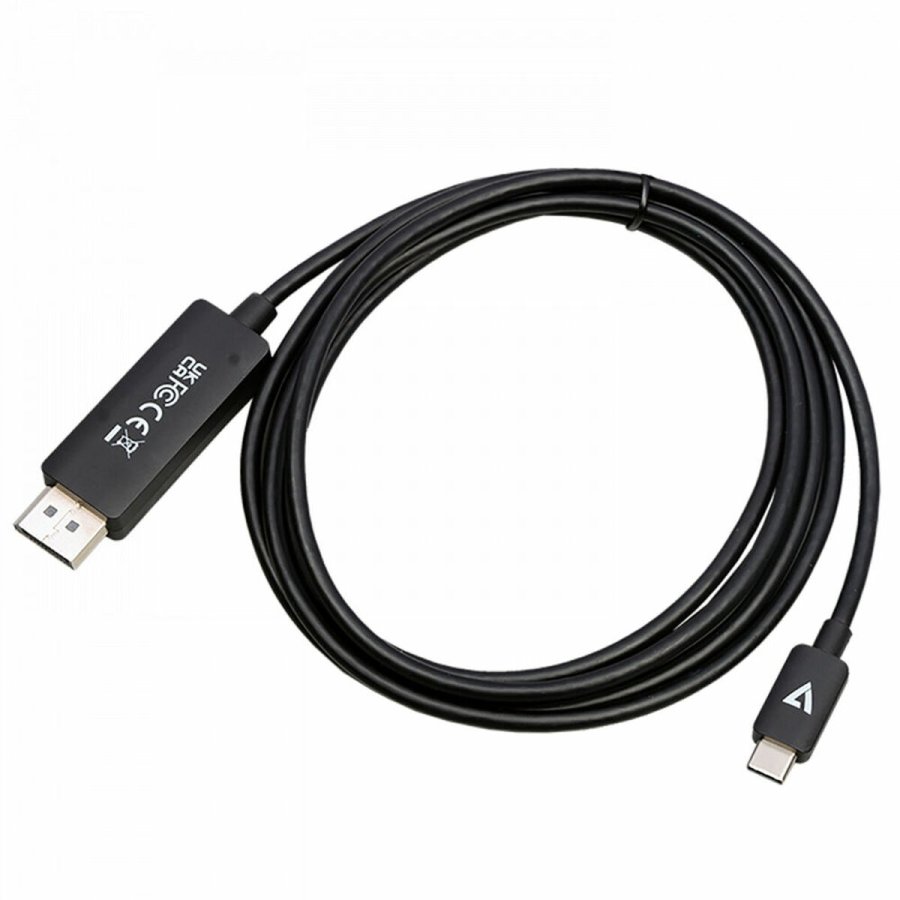 USB-C til DisplayPort-adapter V7 V7USBCDP14-2M Sort 2 m 8K Ultra HD #2
