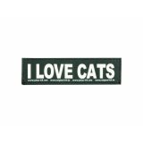 Mrkater til sele Trixie I LOVE CATS L #1