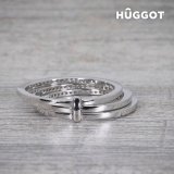 Hggot Three 925 Sterlingslv ring med zirkoner #4