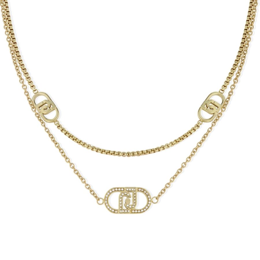 Halskde til kvinder LIU JO LJ2907 Gylden #1