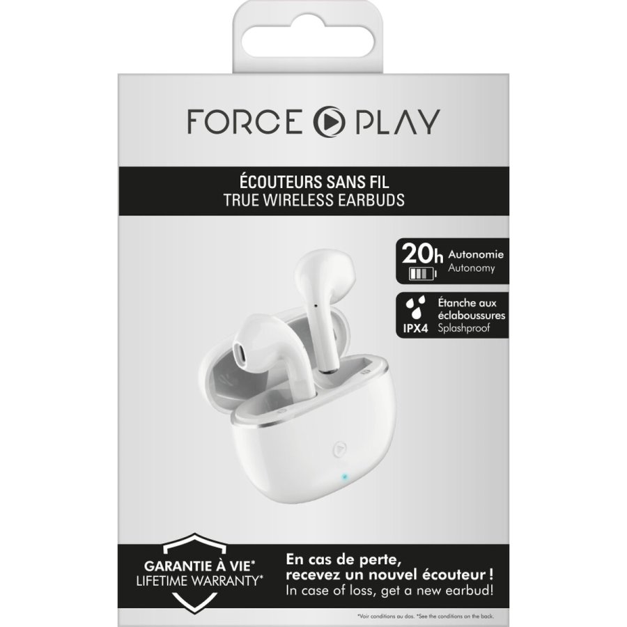 Bluetooth hovedtelefoner Big Ben Interactive FPYTWSBOUTON Hvid #5