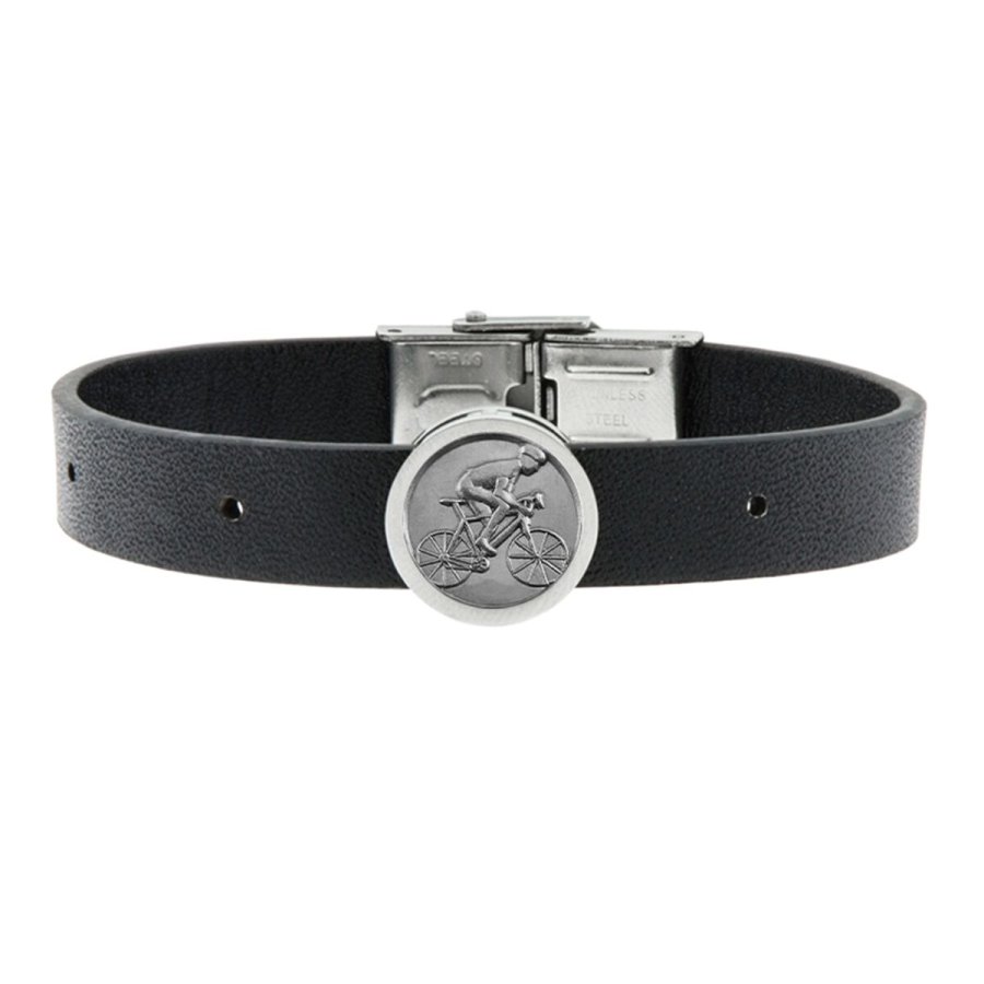 Armbnd til mnd Talent Jewels TJA-1-01-03-4-1 Sort #1