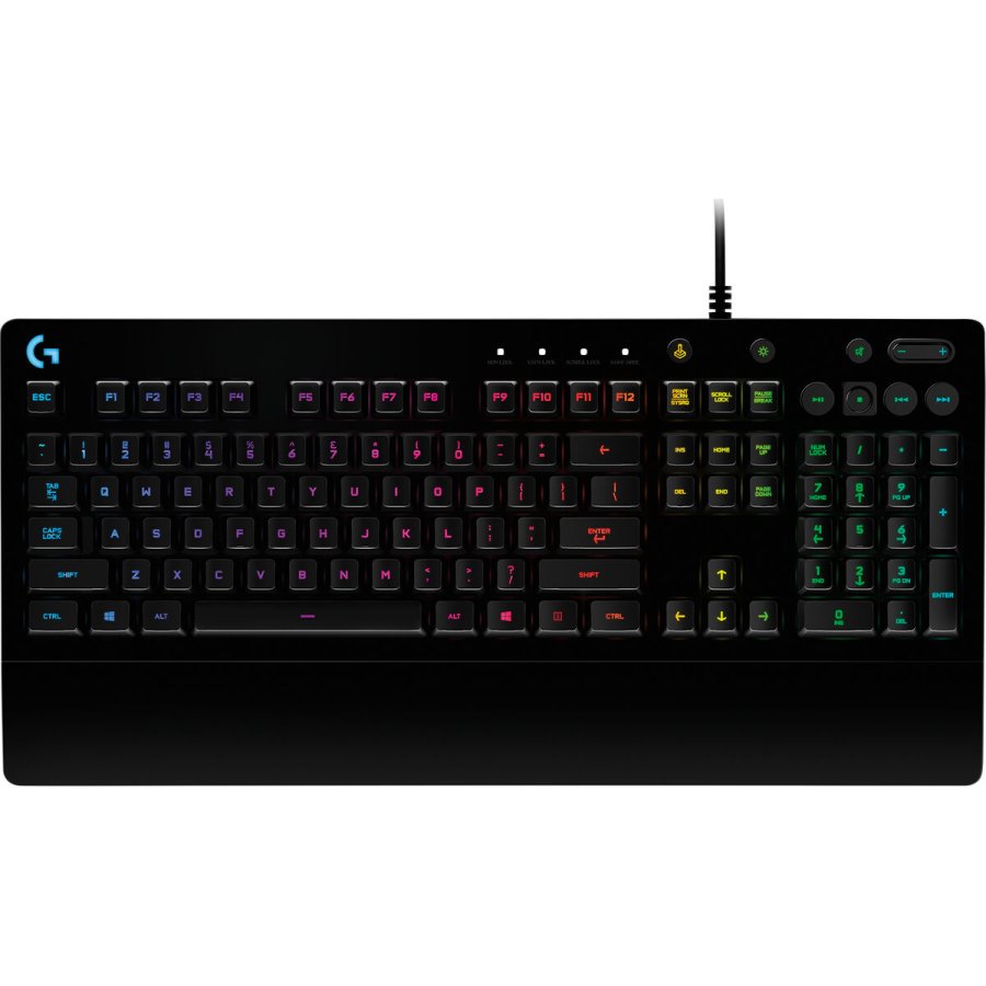 Gaming-tastatur Logitech G213 Sort Spansk qwerty QWERTY Qwerty portugisisk #1