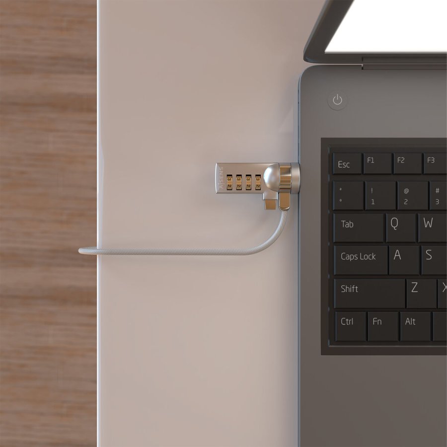 Sikkerhedskabel Aisens ASLK-D40N01-SL Slvfarvet 1,5 m #4