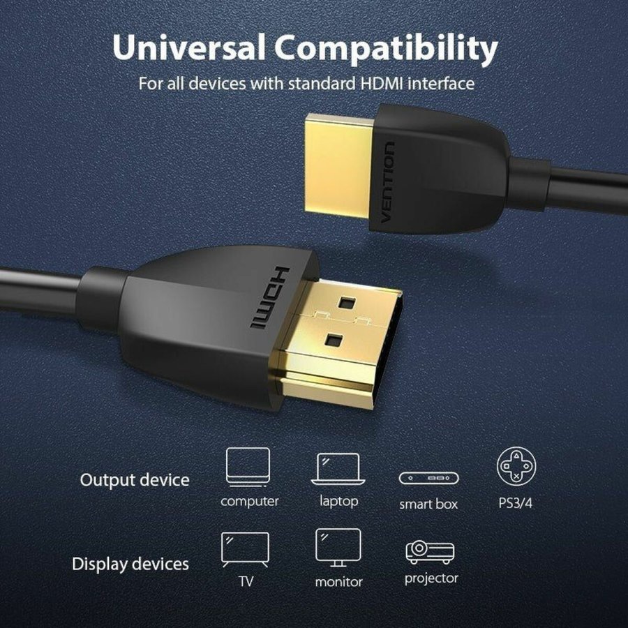HDMI-kabel Vention AAIBI 3 m Sort #4
