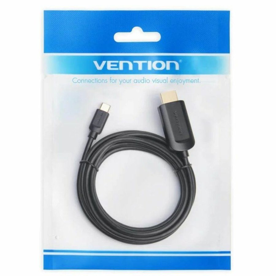 HDMI-kabel Vention CGUBH 2 m Sort Gylden #5