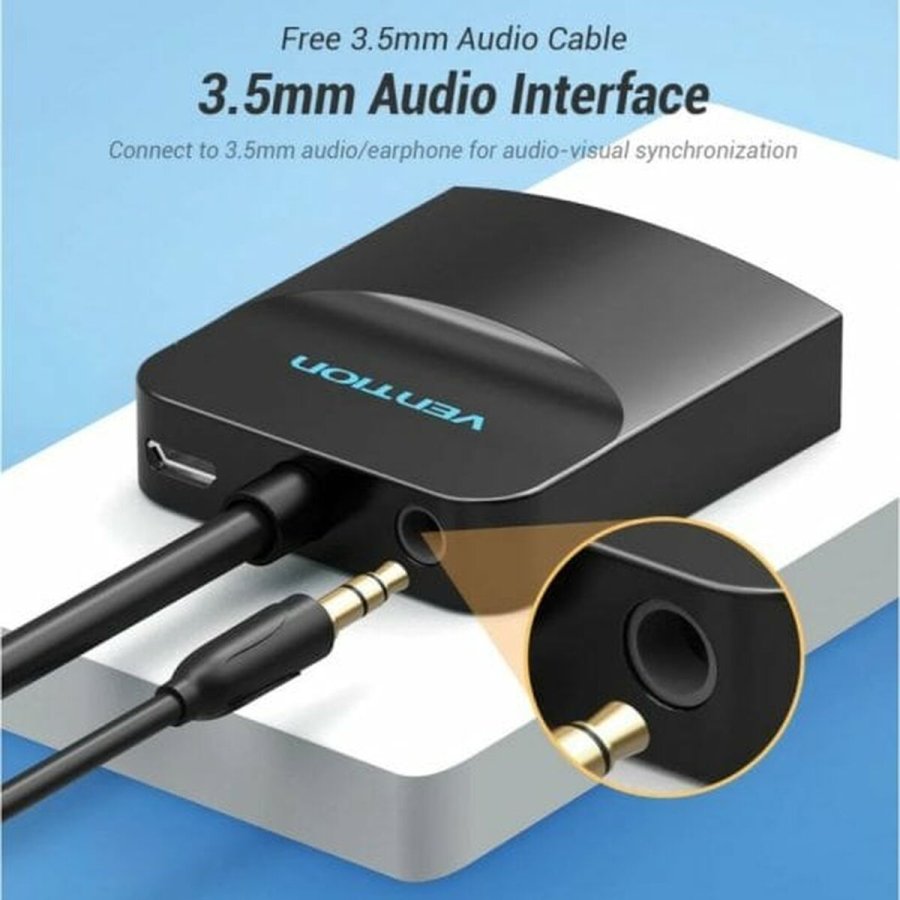 HDMI til VGA Vention 42154 Sort 15 cm #4