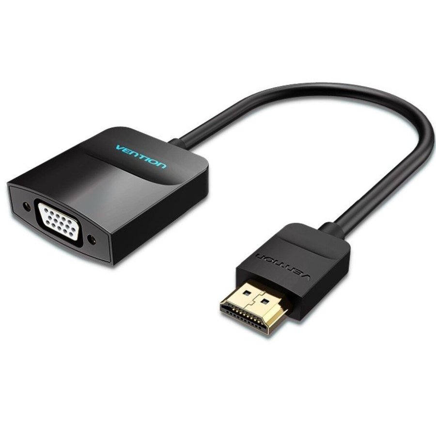 HDMI til VGA Vention 42444 Sort 15 cm #1
