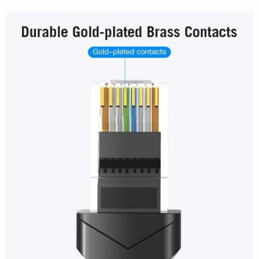 UTP kategori 6 stift netvrkskabel Vention IBEBV Sort 40 m #3