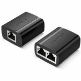 Deler ethernet LAN til 2 x RJ45-adapter Vention IPTB0 Sort #1