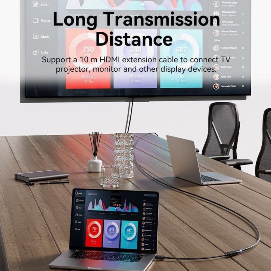 HDMI-kabel Vention HBZBB 15 cm #4