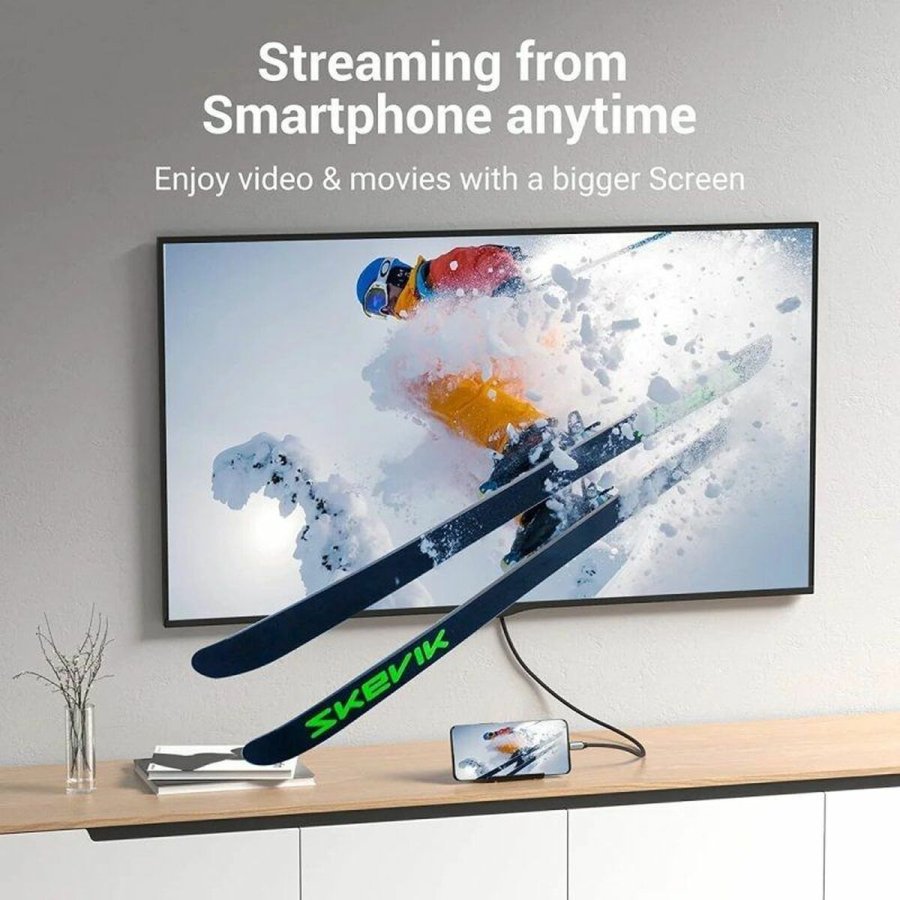 USB-C til HDMI-kabel Vention CRBBF 1 m #4