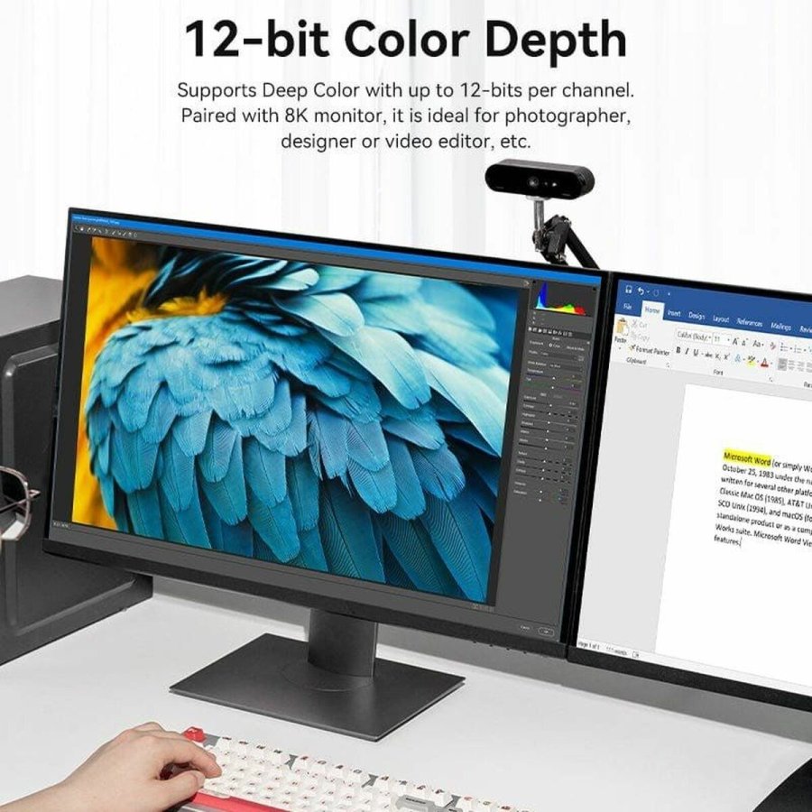 DisplayPort-kabel Vention HCFLH Sort 2 m #4