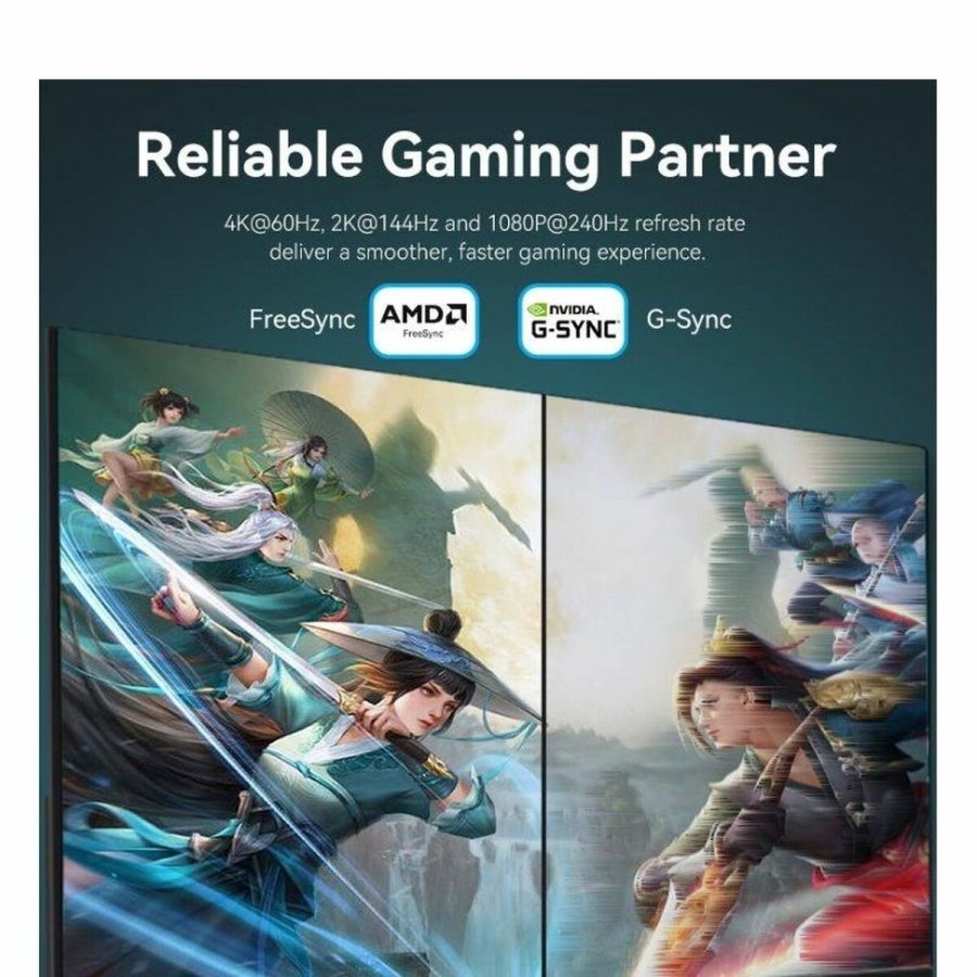 DisplayPort-kabel Vention HAKBH Sort 2 m #3