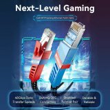 S/FTP kategori 8 stift netvrkskabel Vention IKJBF Sort #2