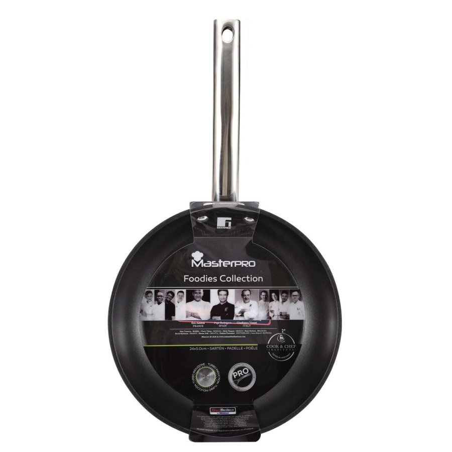Stegepande Masterpro Q2529 Sort  30 cm Smedet aluminium #4