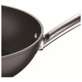 Wok Pande Masterpro Sort Aluminium Smedet aluminium ( 28 cm) #1