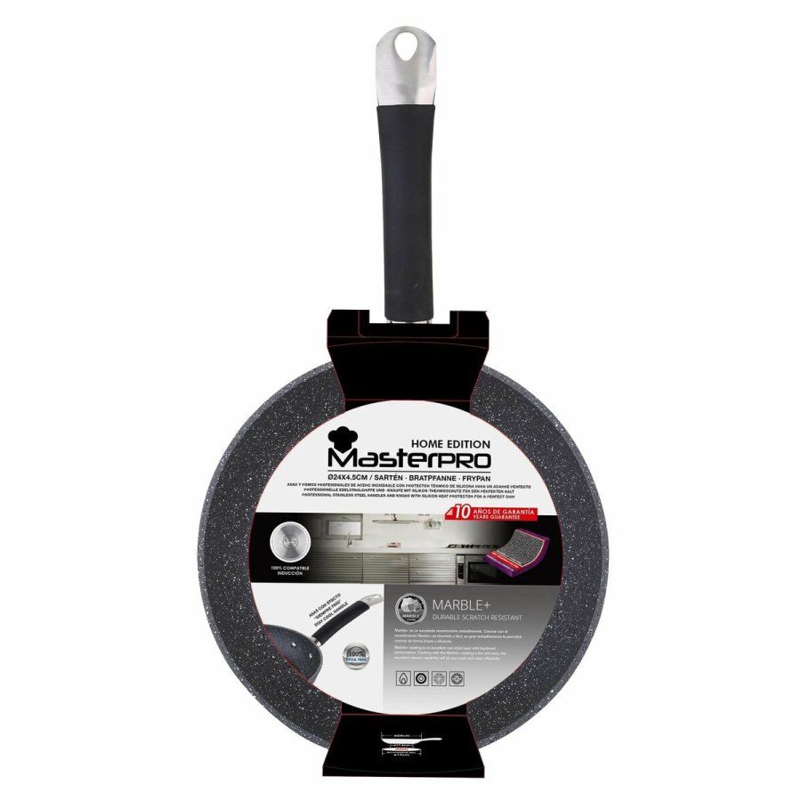 Stegepande Masterpro BGMP-3281-BK  24 cm Smedet aluminium #2