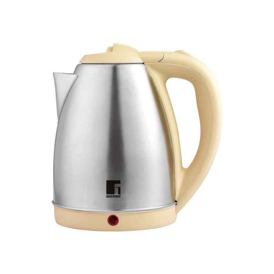 Elektrisk kedel med LED-lys Bergner Gul Rustfrit stl 1850 W 1,8 L #1