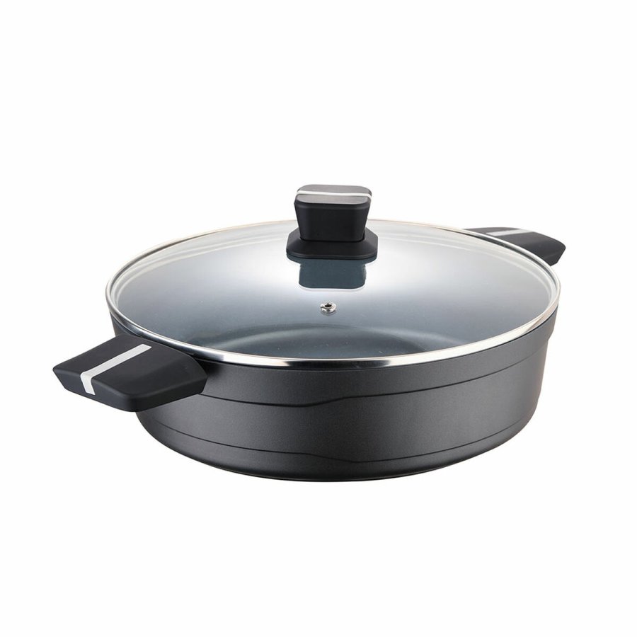 Gryde med Glaslg San Ignacio Bistro SG6427 Mat bagp Stbt aluminium Fald #1
