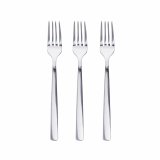 St med dessertgafler San Ignacio Earth SG7782 Rustfrit stl Shine (3 enheder) #1