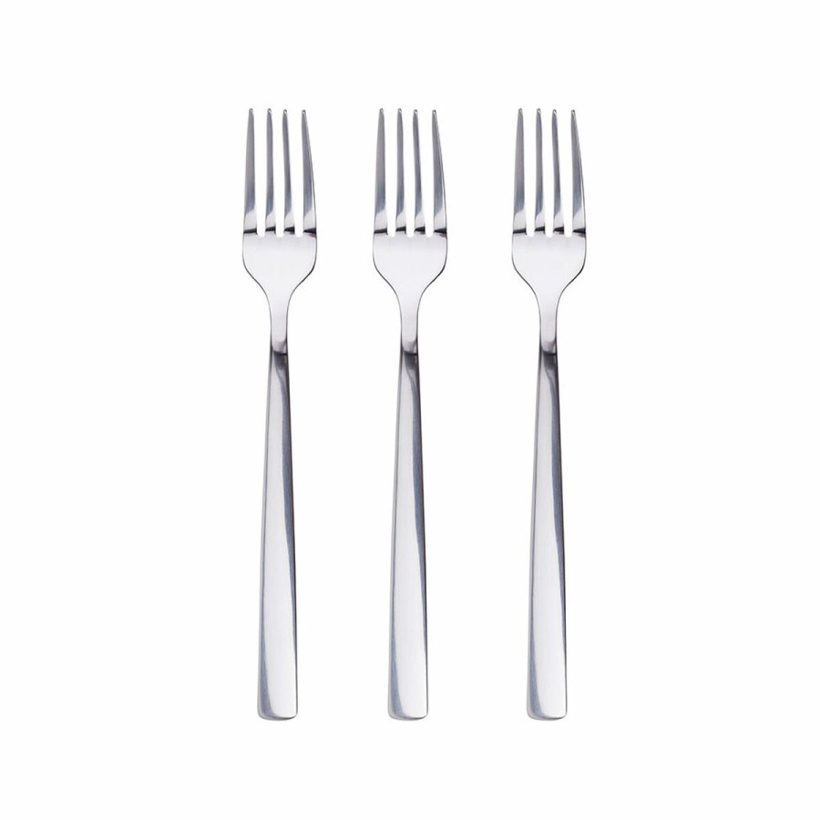 St med dessertgafler San Ignacio Earth SG7782 Rustfrit stl Shine (3 enheder) #1