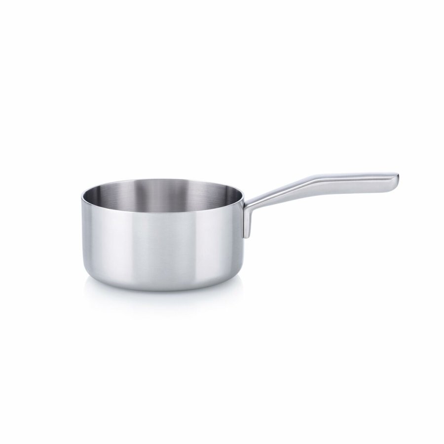 Kasserolle Masterpro Bones by Alessi Rustfrit stl  16 cm 1,6 L Sort #1