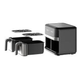 Varmluftsfrituregryde Masterpro Rocket Duo 900 2400 W 9 L Sort #6