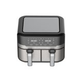 Varmluftsfrituregryde Masterpro Rocket Duo 900 2400 W 9 L Sort #7