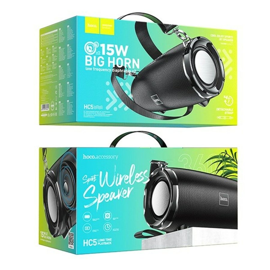 Brbare Bluetooth-hjttalere Hoco HC5 Cool Enjoy Sort 2 x 15 W #7