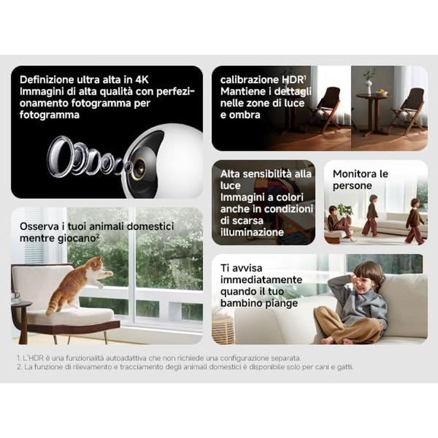 Videokamera til overv�gning Xiaomi C701 Full HD #3