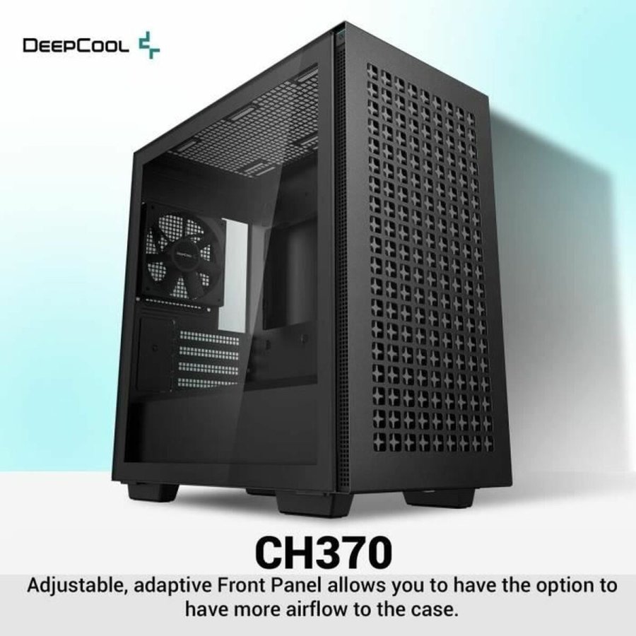 ATX Semi-t�rn kasse DEEPCOOL R-CH370-BKNAM1-G-1 Sort #2