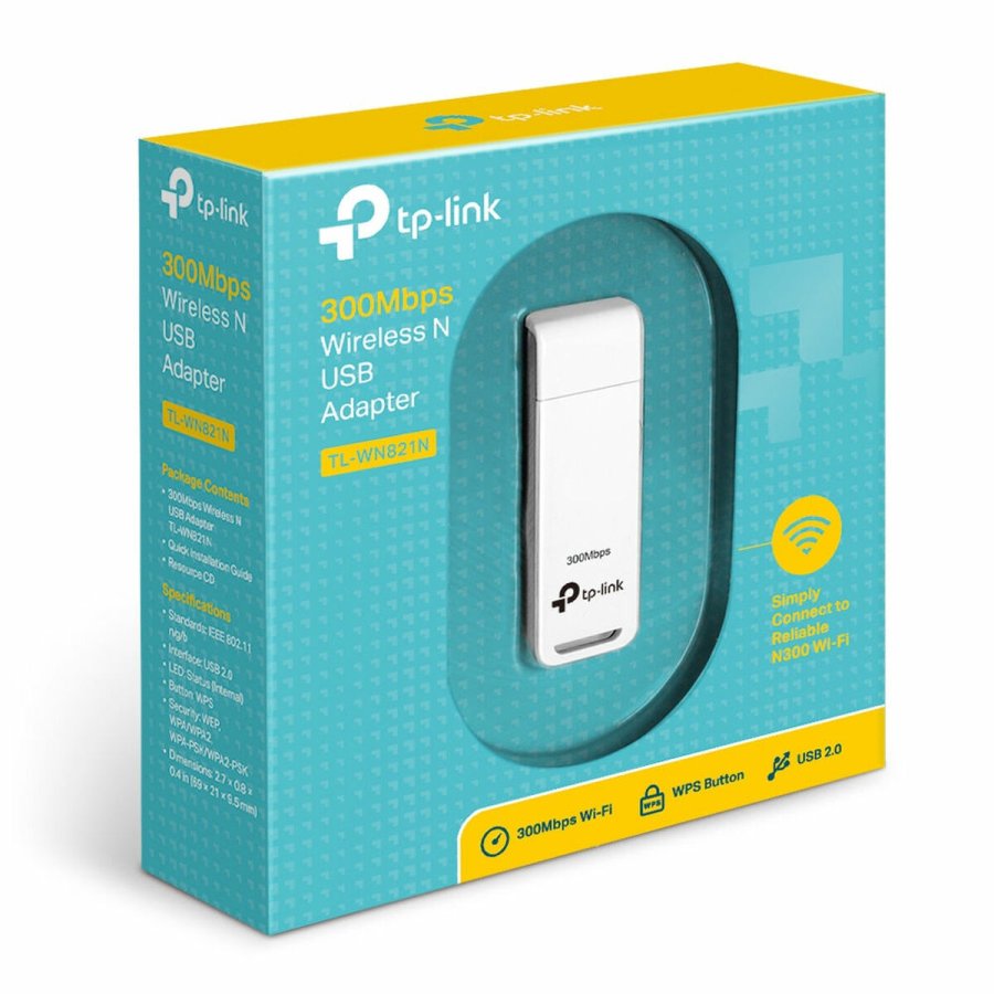 Netv�rksadapter TP-Link TL-WN821N 300 Mbit/s Hvid #3
