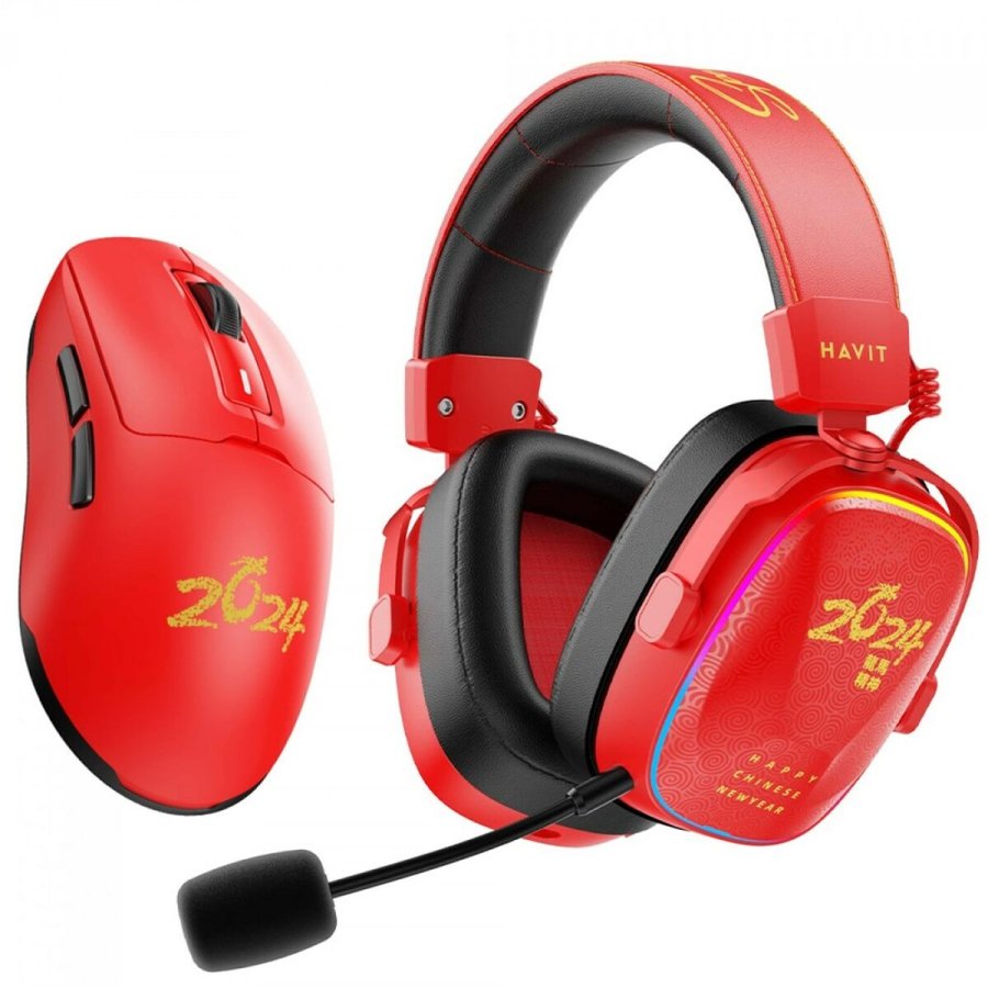 Gaming headset med mikrofon Havit H2039BG #1