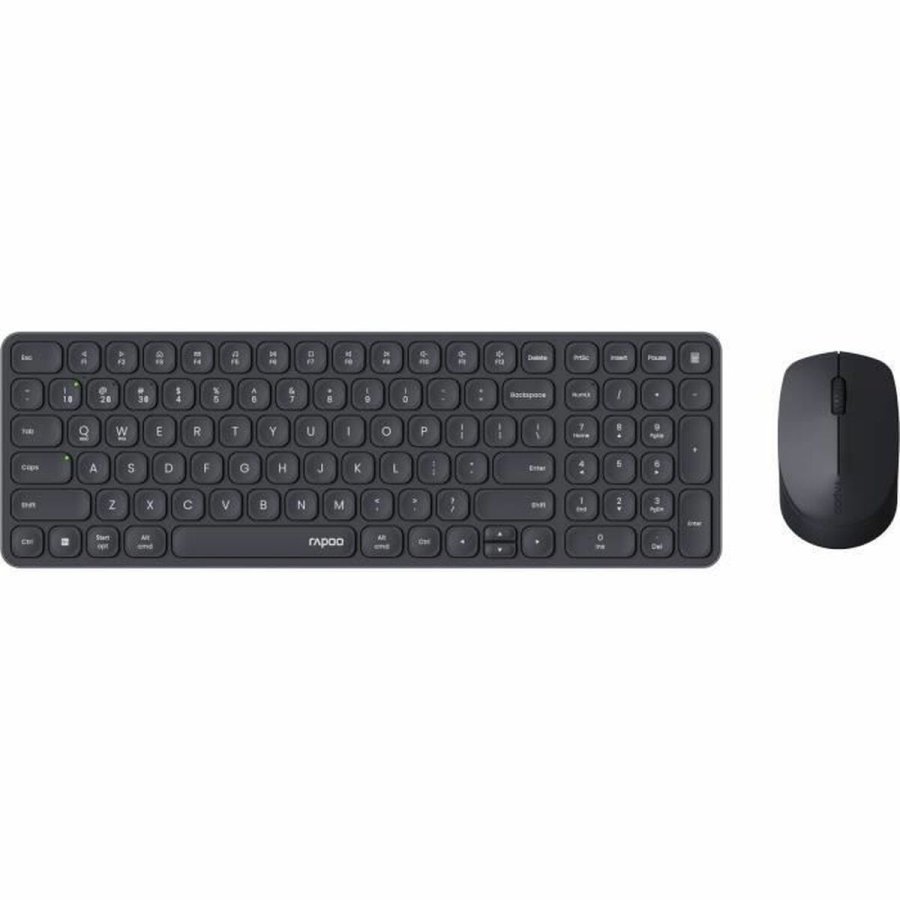 Tastatur og mus Rapoo 9310M Sort #1