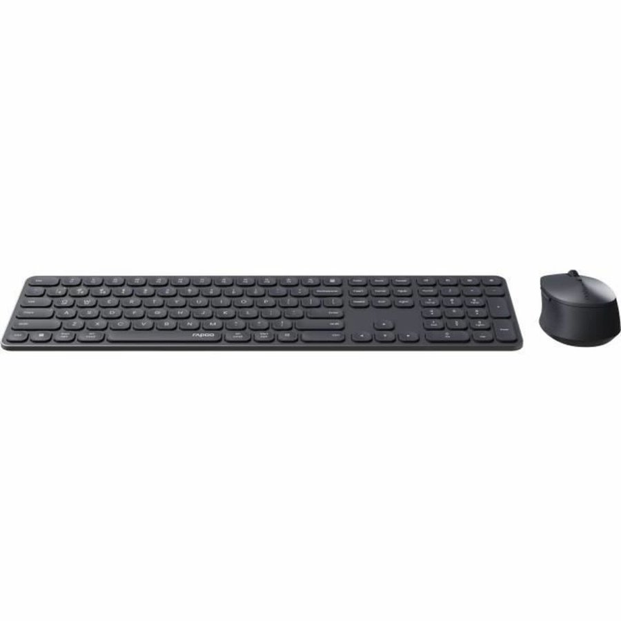 Tastatur og mus Rapoo 9810M Gr� AZERTY #3