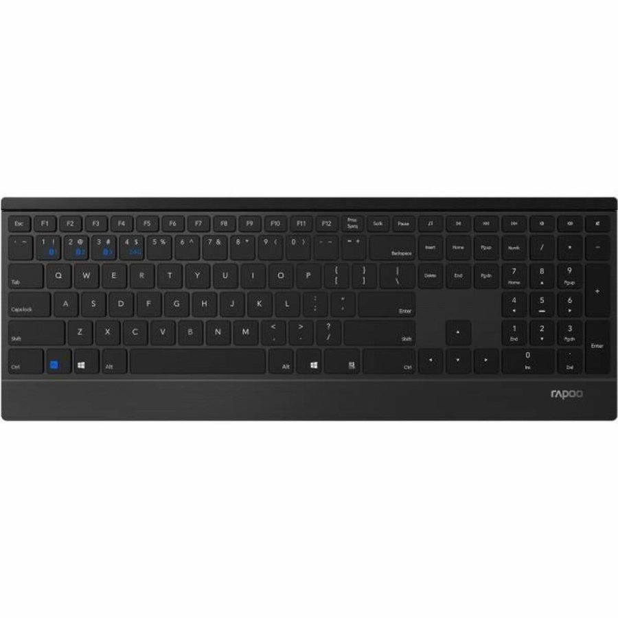 Tastatur Rapoo E9500M Sort AZERTY #1