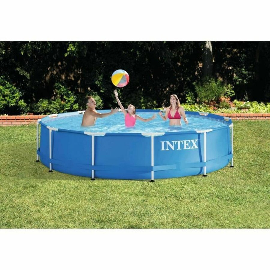 Pool Aftageligt Intex 6503 L 366 x 76 x 366 cm #8
