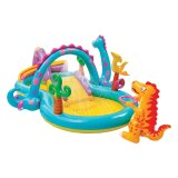 Oppustelig Pool til Brn Intex   Dinosaurer Legeplads 302 x 112 x 229 cm 280 L #4