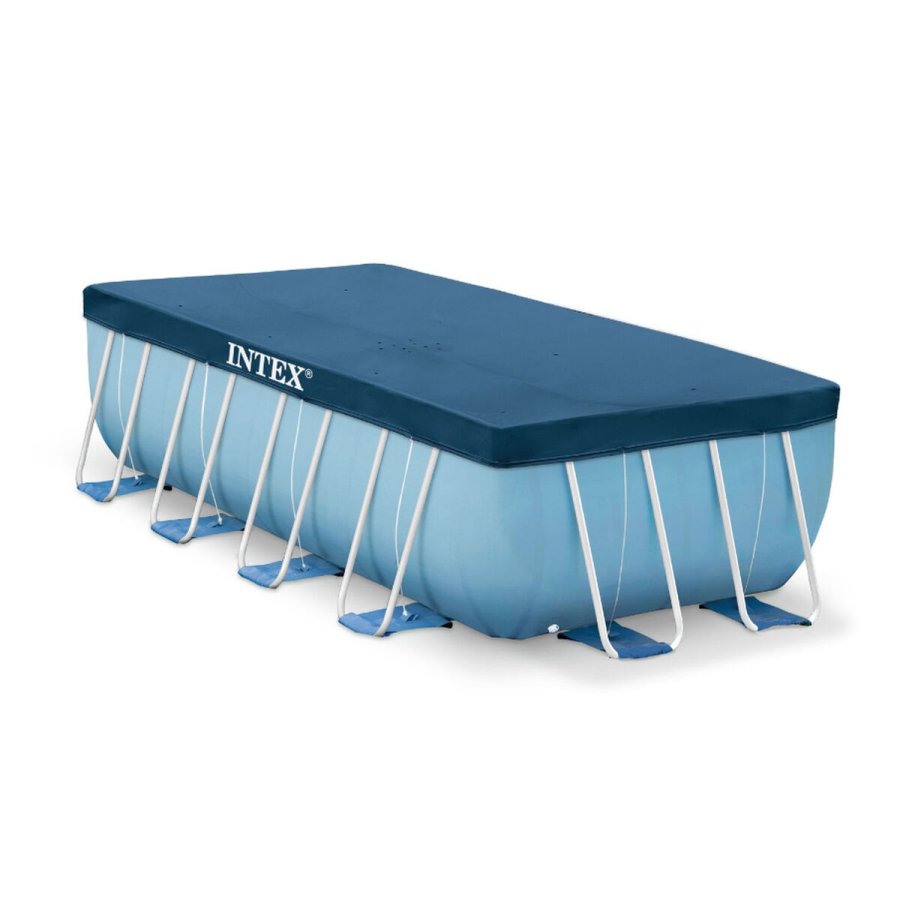 Swimmingpool Cover Intex 28037 4 x 2 m Bl Marinebl #2