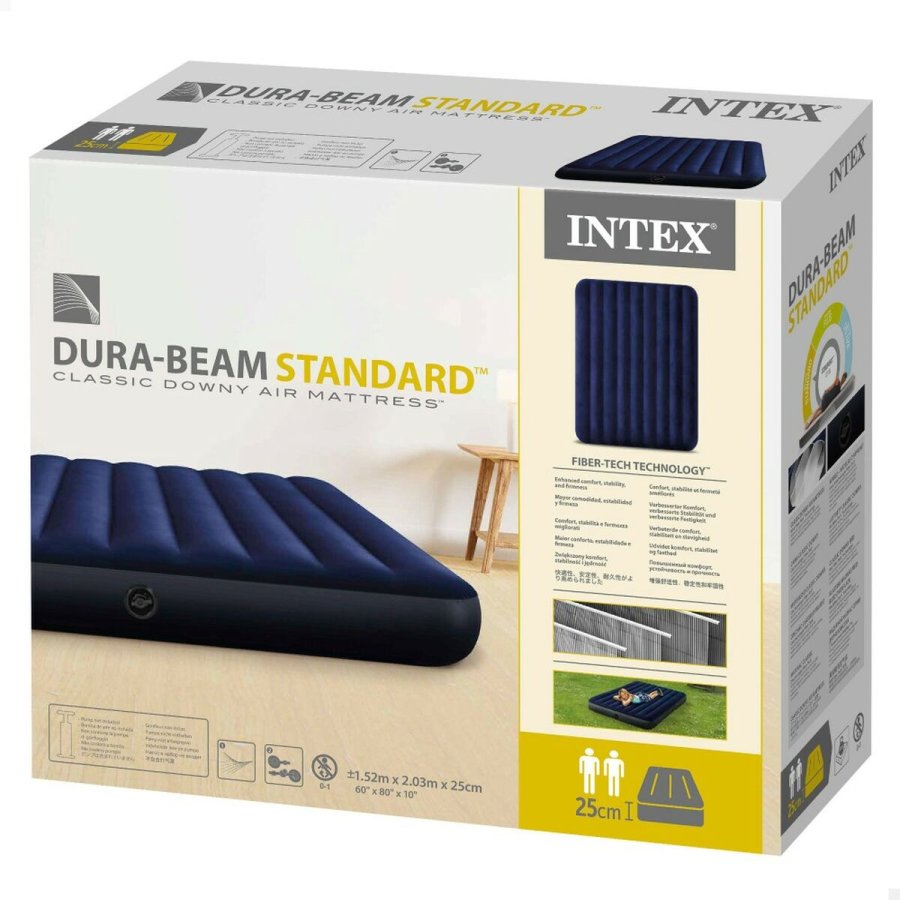 Luftmadras Intex STANDARD CLASSIC DOWNY 203 x 25 x 152 cm #15
