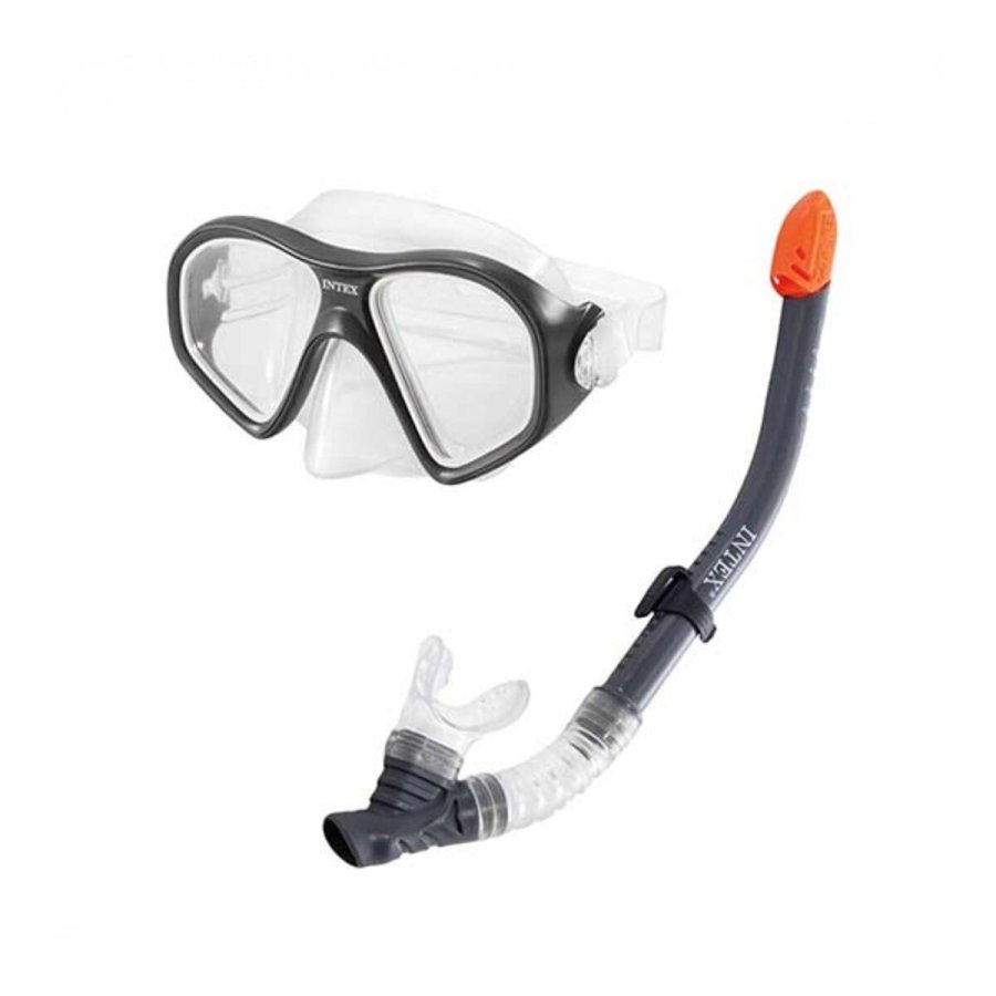 Snorkel beskyttelsesbriller og rr Intex 55648 Gul Sort #1