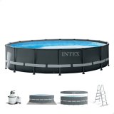 Pool Aftageligt Intex 488 x 122 x 488 cm #1