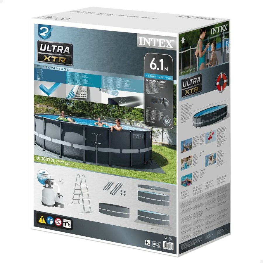 Pool Aftageligt Intex 26334 610 x 122 x 610 cm #36