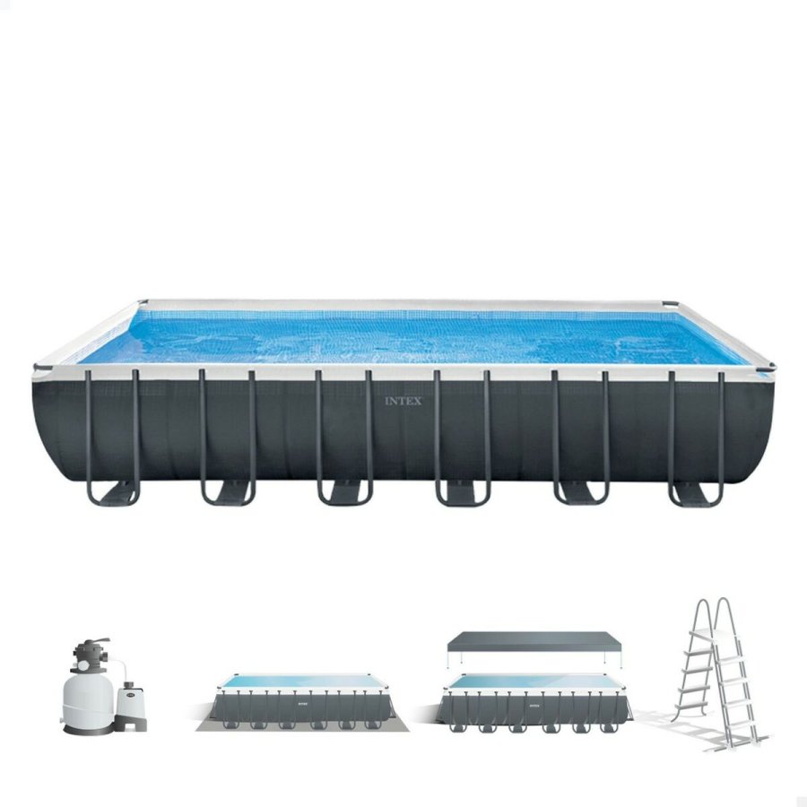Pool Aftageligt Intex 732 x 132 x 366 cm #1