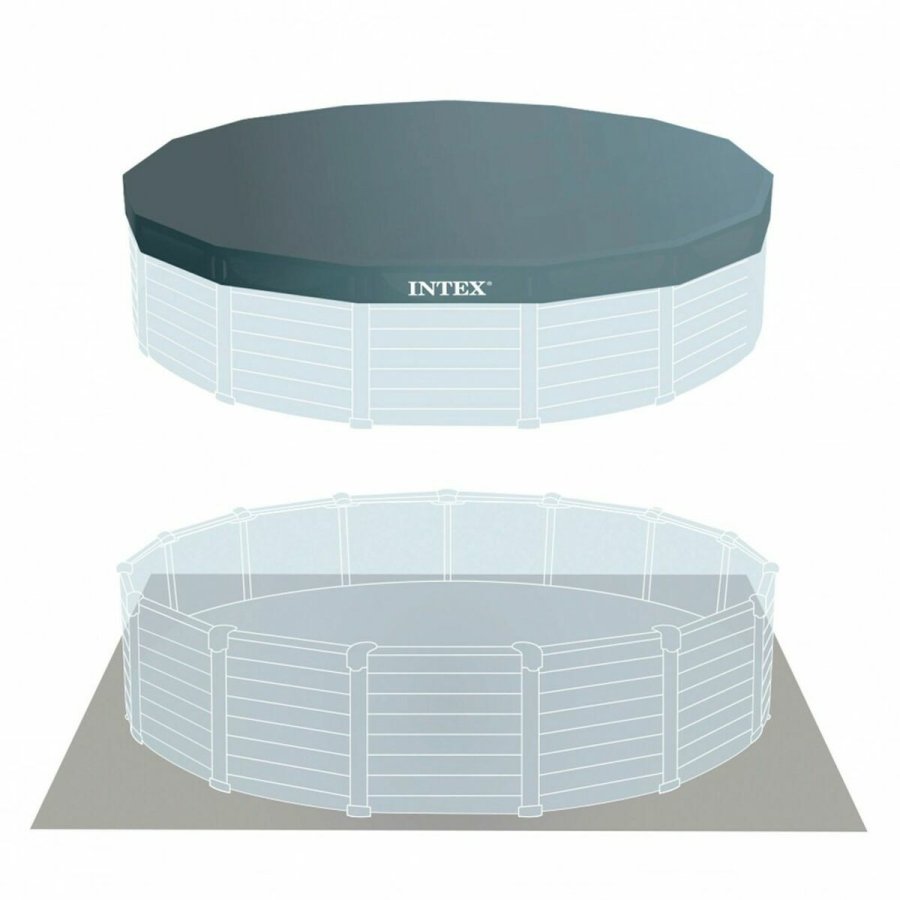 Rundt Bassin med Filtersystem Intex 478 x 124 cm 16.500 l Cirkulr #5