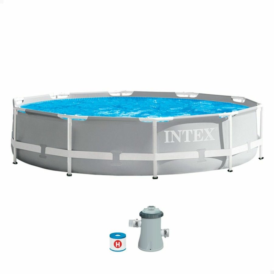Pool Aftageligt Intex Prism Frame 4485 L Cirkulr 305 x 76 cm #1